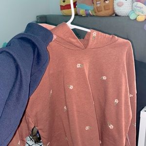Brand new, rose print old navy hoodie